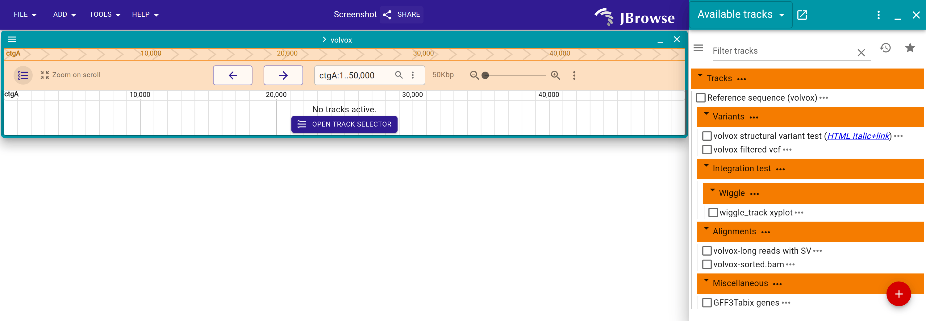 Example screenshot showing the customized theme