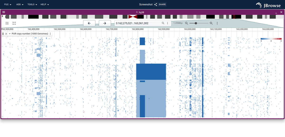 1000 Genomes copy number